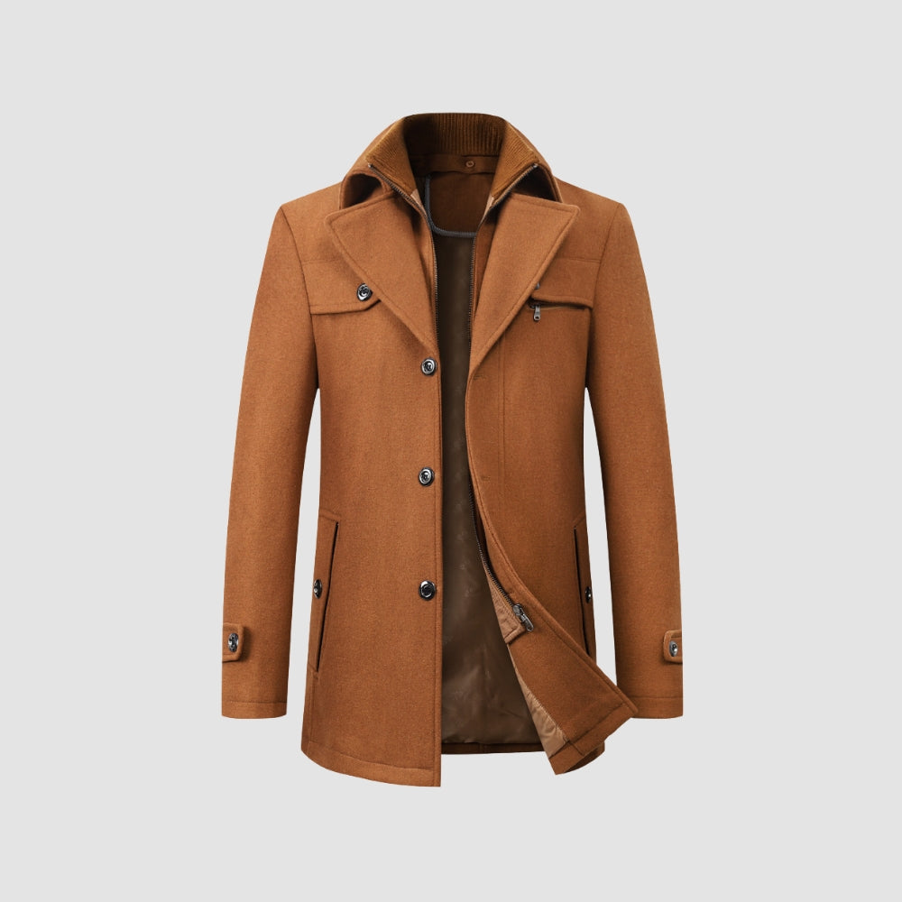 Giovanni™ | Cappotto in Lana Mezza Lunghezza