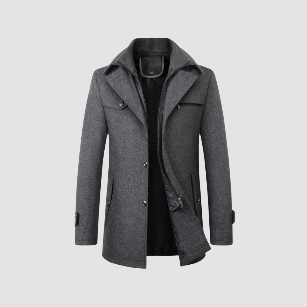 Giovanni™ | Cappotto in Lana Mezza Lunghezza