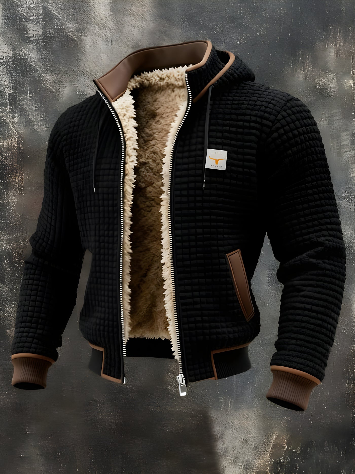 Raffaele™ | Giacca Invernale Trapuntata con Interno Sherpa