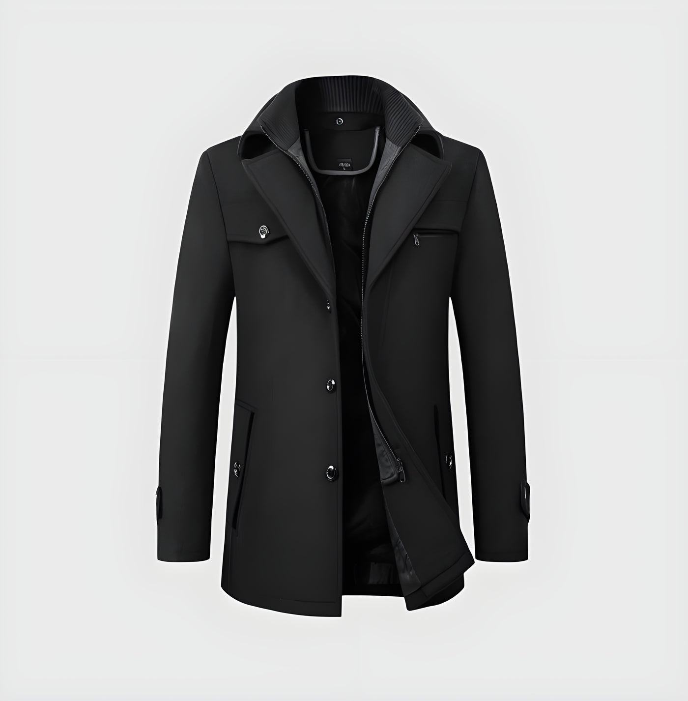 Giovanni™ | Cappotto in Lana Mezza Lunghezza