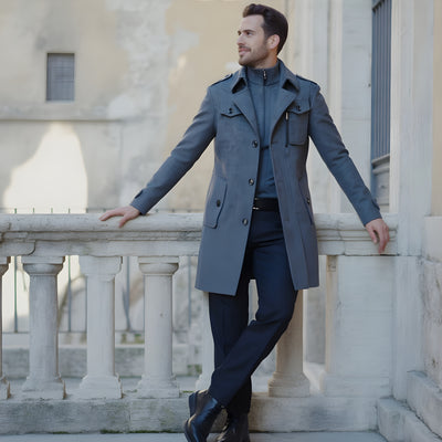 Fabio™ | Cappotto Invernale in Lana