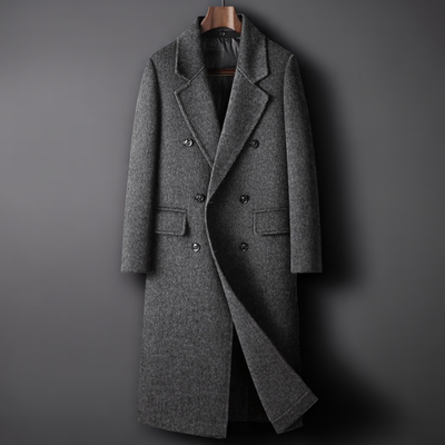 Domenico™ | Cappotto in Lana a Doppio Petto