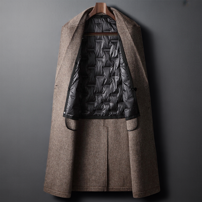 Domenico™ | Cappotto in Lana a Doppio Petto